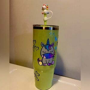 Stainless Steel Insulated Tumbler! Vinyl decorated , Personalized name included.